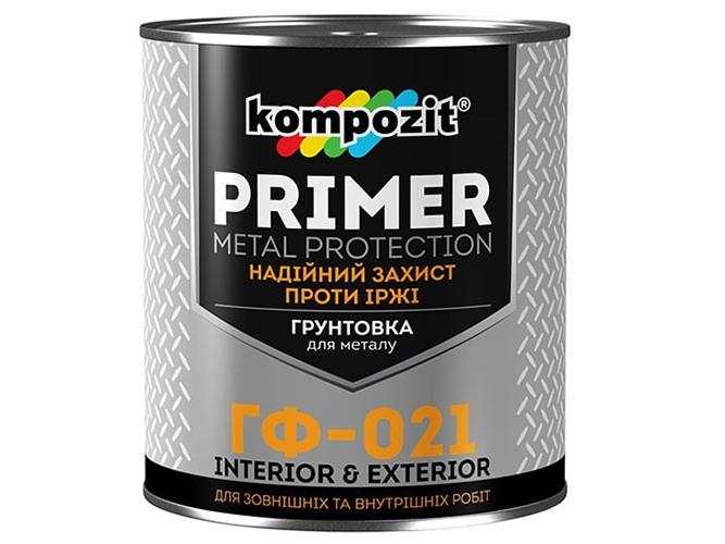 Грунтовка ГФ-021 Kompozit Червоно-Коричнева 2,8 кг