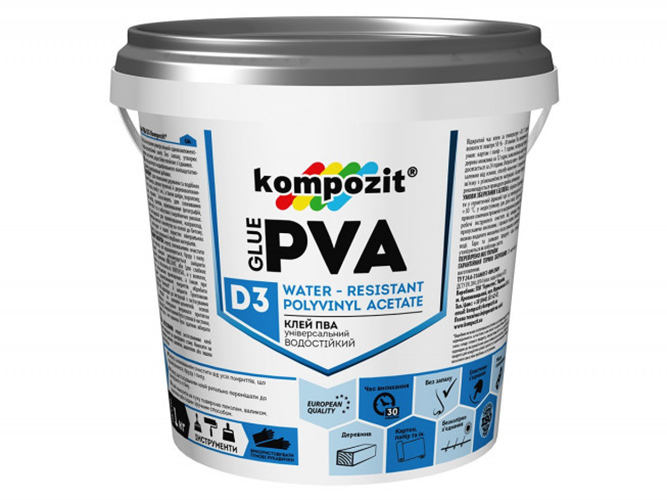 Клей ПВА D3 Kompozit 5кг (Композит)