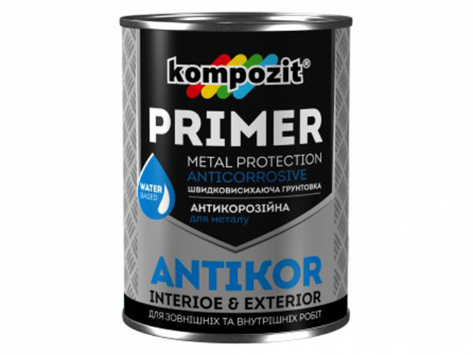 Грунтовка для металу Antikor Kompozit (Композит Антикор) Червоно-Коричнева 1кг