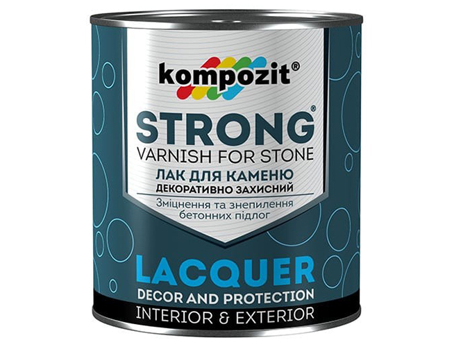 Лак-грунтовка для каменю Kompozit Strong 0,9л (Композит Стронг)