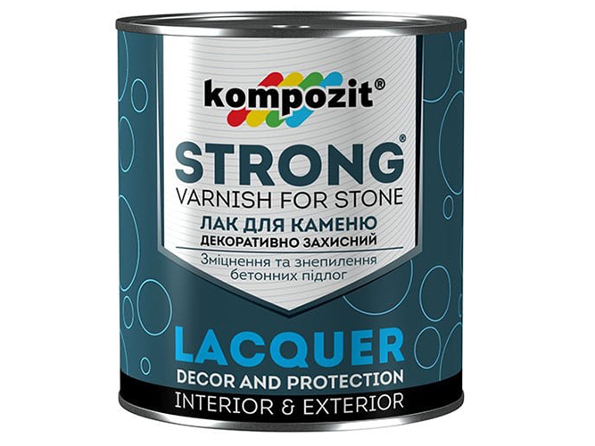 Лак-грунтовка для каменю Kompozit Strong 2,7л (Композит Стронг)