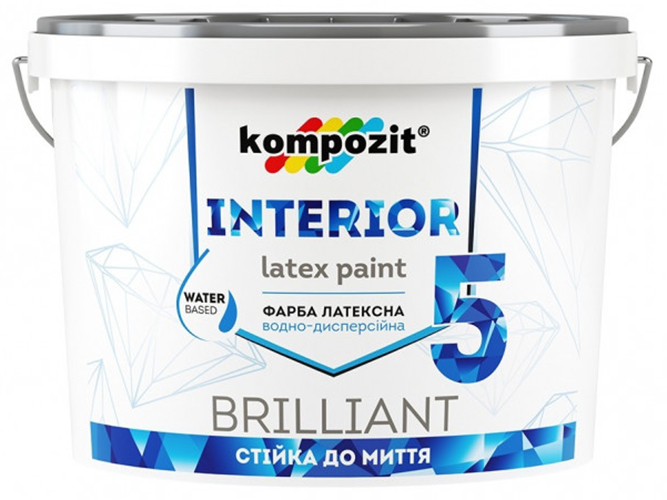 Фарба інтер'єрна Kompozit Interior 5 1,4кг (Композит Интериор 5)