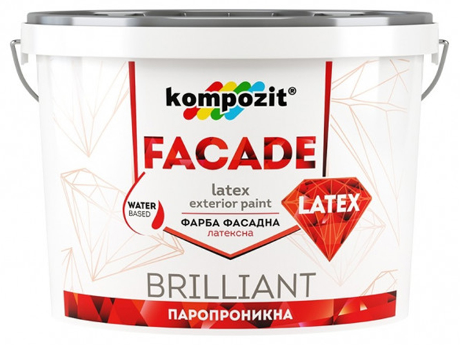 Фарба фасадна Kompozit Facade Latex 4,2кг (Композит Фасад Латекс)