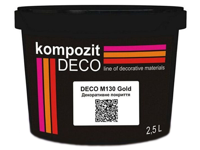 Декоративне покриття Kompozit Deco M130 Gold 2,5л (Композит Деко (жаровня) Голд)