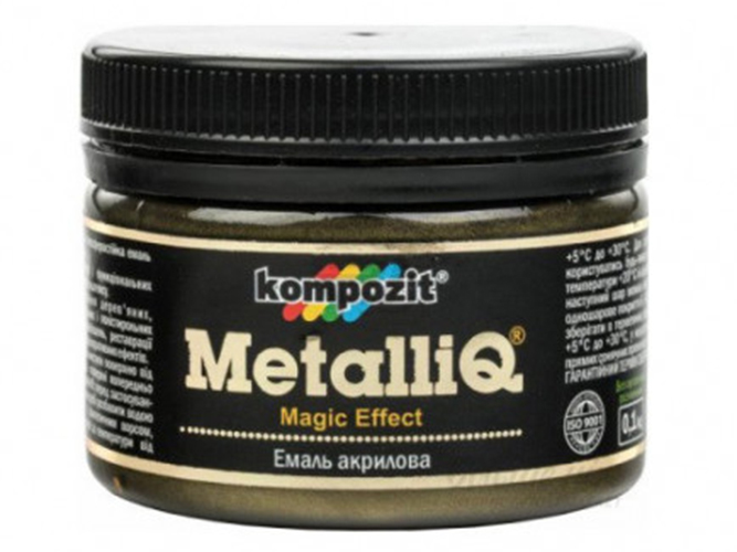 Емаль акрилова MetalliQ "Римське золото" 0,1л
