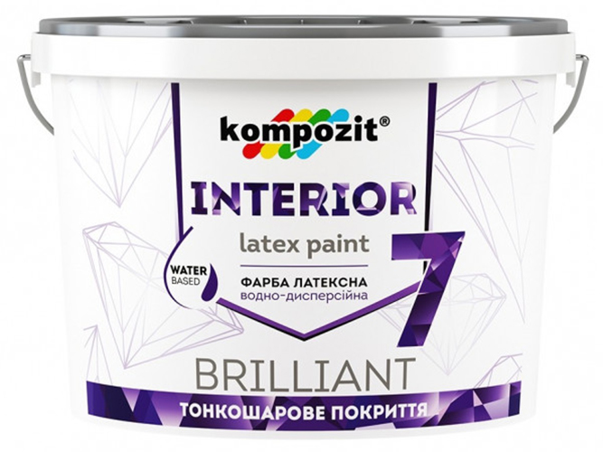 Фарба інтер'єрна латексна Kompozit Interior 7 (Композит) 4,2кг