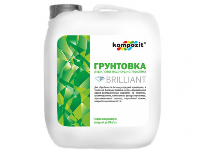 Грунтовка акрилова Kompozit Brilliant (Композит Діамант) 5л