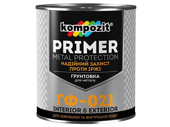 Грунтовка ГФ-021 Kompozit Чорна 2,8 кг