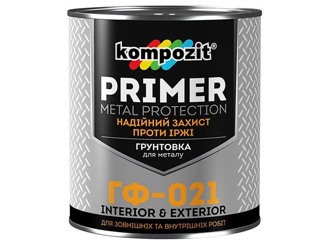Грунтовка ГФ-021 Kompozit Чорна 12кг