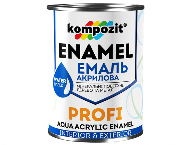Емаль акрилова PROFI Бежева/глянцева/0,3л