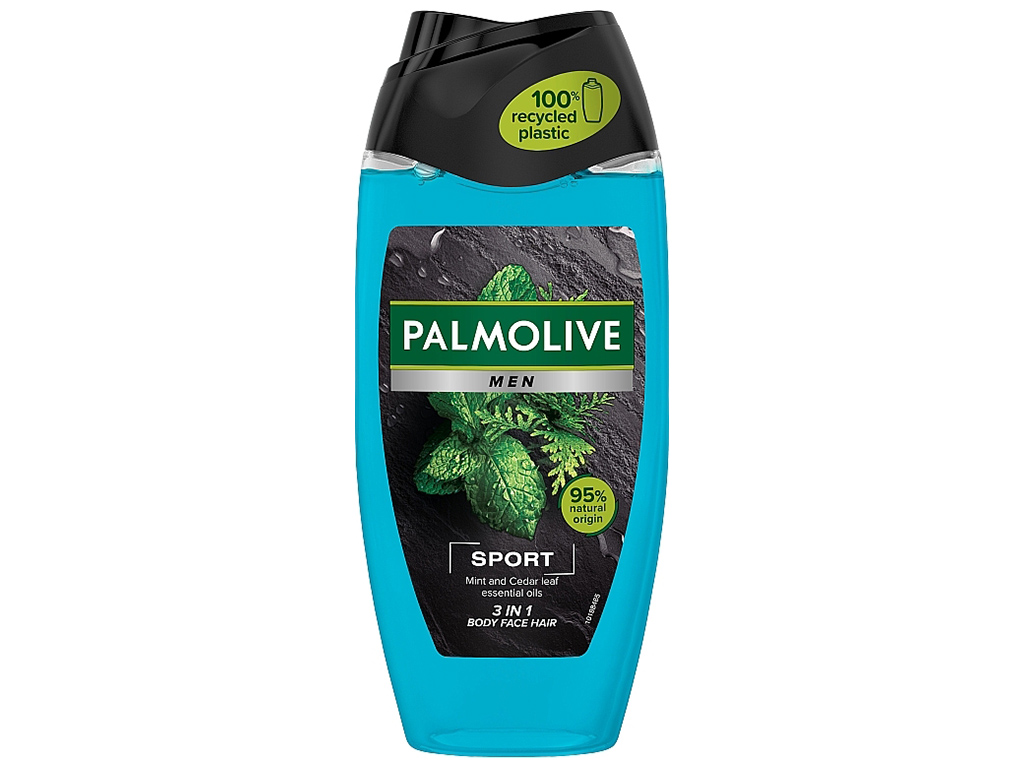 Гель для душа Palmolive Men Sport Эфирные масла мяты и листьев кедра, 250мл
