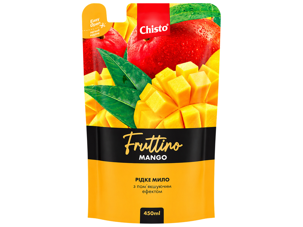 Мыло жидкое Chisto Fruttino Mango, 450мл Мыло жидкое Chisto Fruttino Mango, 450мл