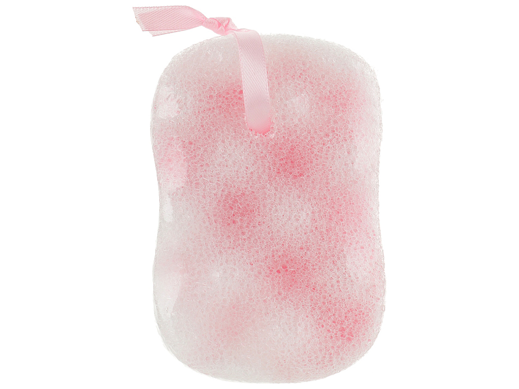 Губка банная Chisto Pink Coral, 14x9x4,7см