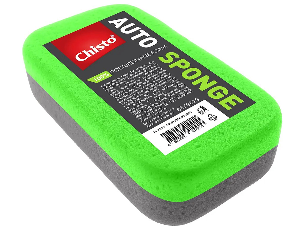Губка для миття авто Chisto