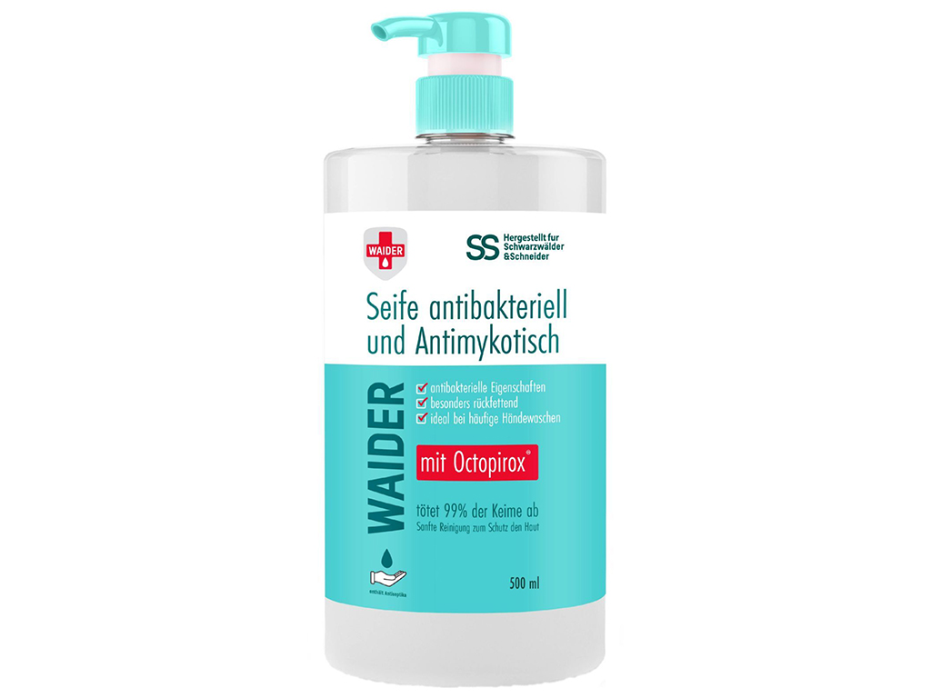 Жидкое мыло Waider Антибактериальное и противогрибковое действие, 500мл