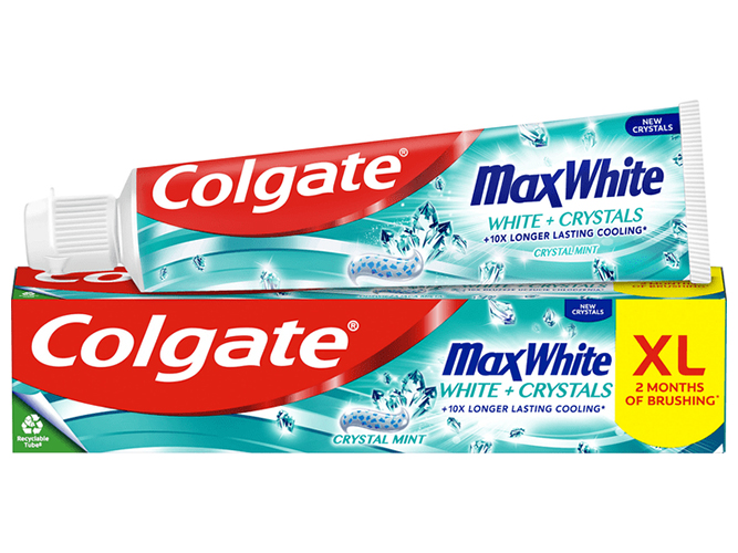 Зубна паста Colgate Макс Блиск Кришталева м'ята, 125мл