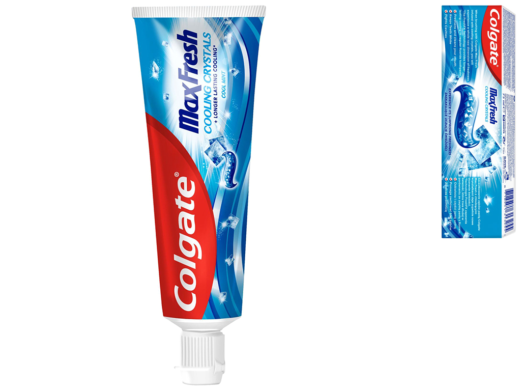 Зубна паста Colgate Макс Фреш Освіжаючі кристали, 75мл