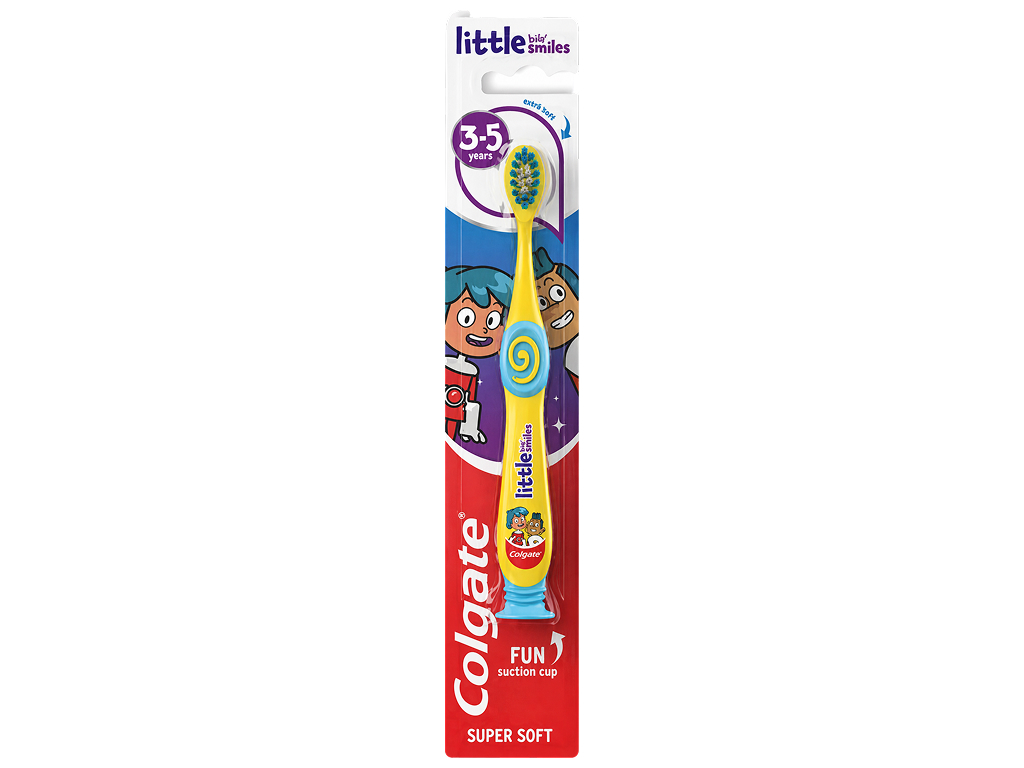 Дитяча зубна щітка Colgate Kids’ Smiles, суперм’яка, 3-5 років