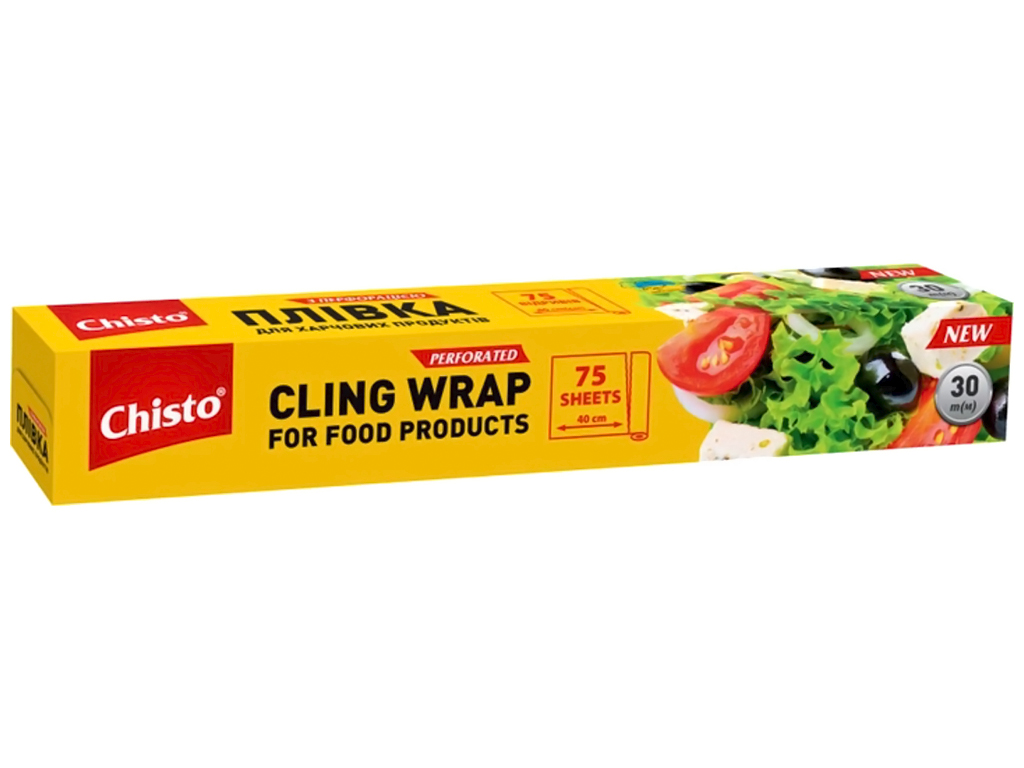 Плівка для харчових продуктів Chisto, 30м, перфорація