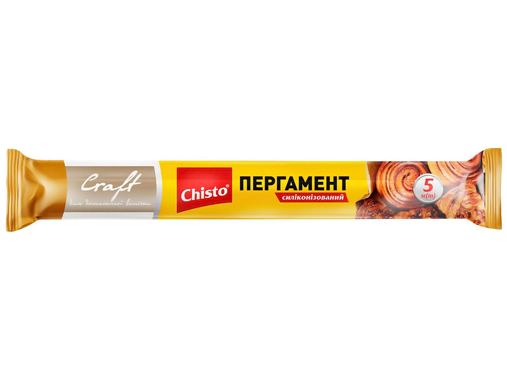 Пергамент для випікання Chisto Craft, силіконізований, 5м