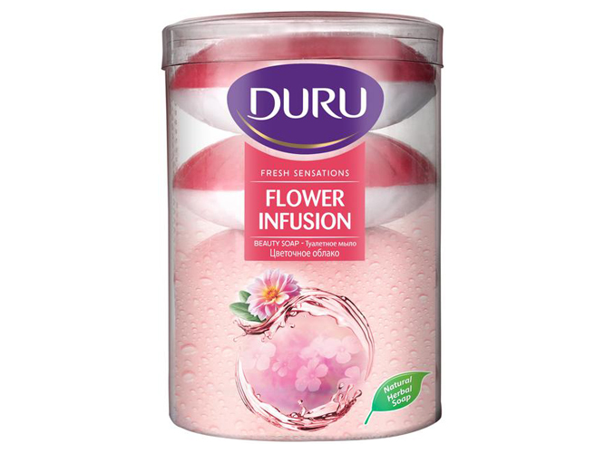 Мило Duru Fresh Sensations, квіткова хмара, 100 г (ціна за 4 шт)