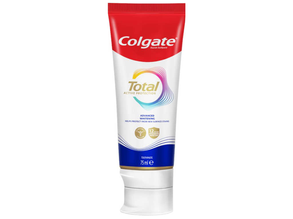 Зубна паста Colgate Тотал Комплексне відбілювання, 75мл