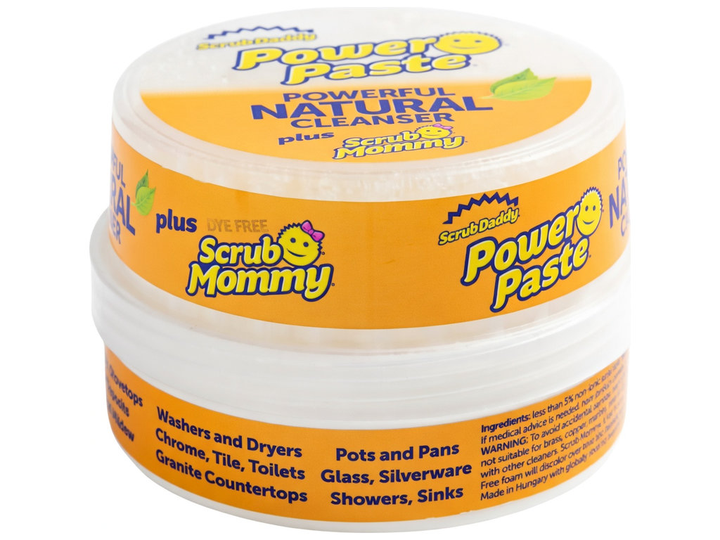 Набор для очистки поверхностей Scrub Mommy Power Paste, паста и губка, 250г