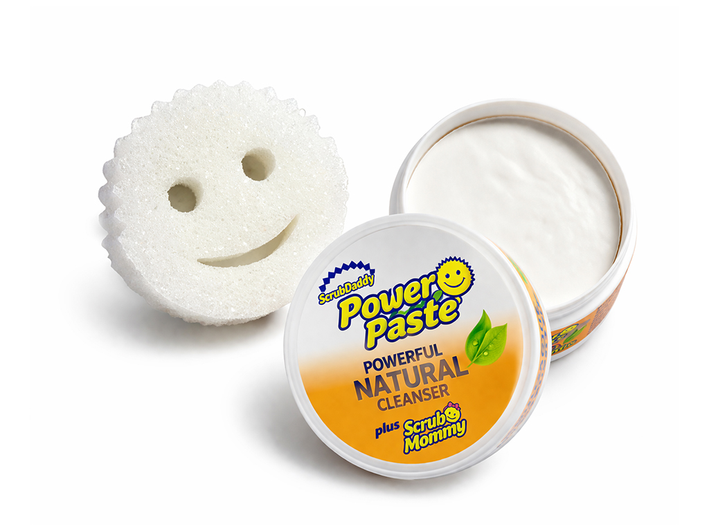 Набор для очистки поверхностей Scrub Mommy Power Paste, паста и губка, 250г