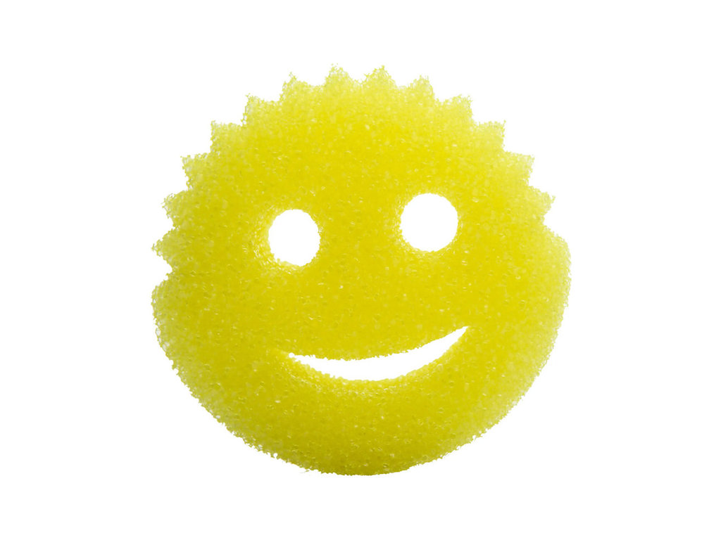Губка кухонная Scrub Daddy, FlexTexture, 16×11×4см, цвет жёлтый