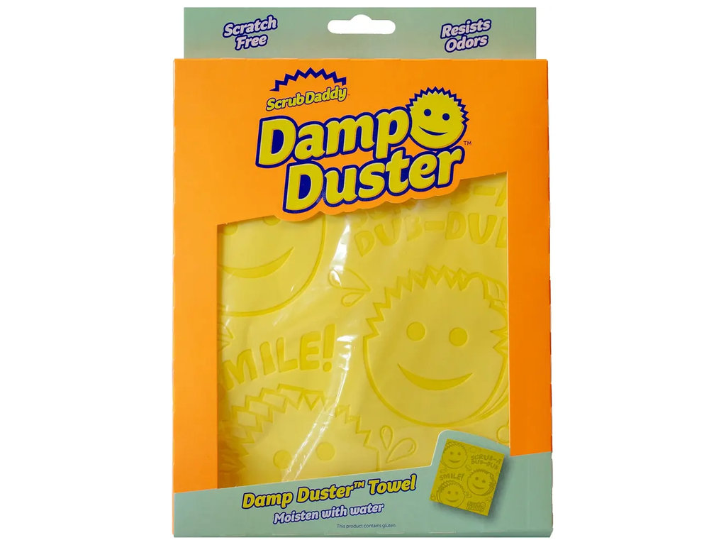 Салфетка для уборки Scrub Daddy Damp Duster, целлюлоза (цена за 1шт)