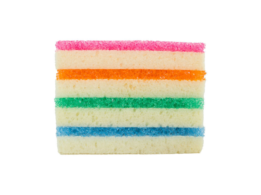 Губки кухонні Scrub Daddy Sponge Daddy, поролон, FlexTexture, ResoFoam, 7×8,5×3,5см, 4шт