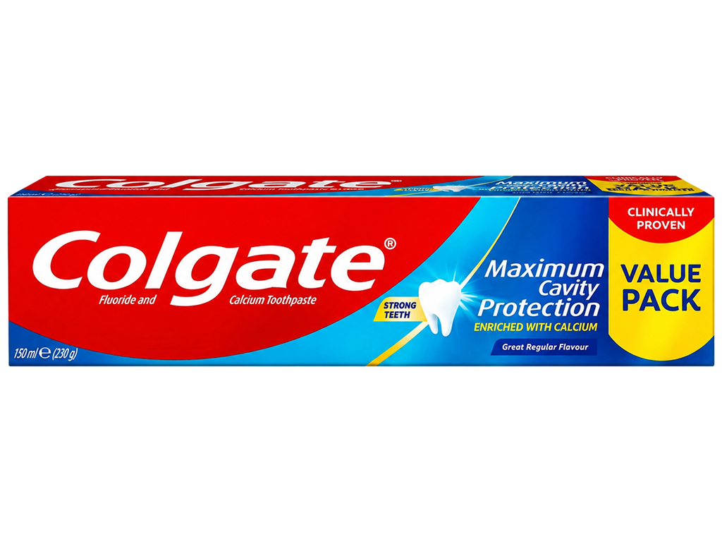 Зубная паста Colgate Максимальная защита от кариеса, свежая мята, 150мл Зубная паста Colgate Максимальная защита от кариеса, свежая мята, 150мл