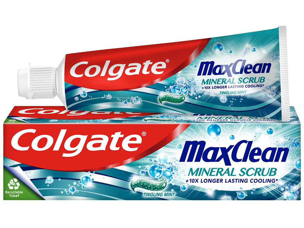 Зубна паста Colgate Max Clean Mineral Scrub, 75мл