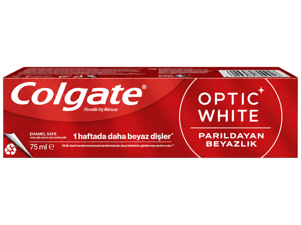 Зубная паста Colgate Optic White, мгновенное отбеливание, 75 мл