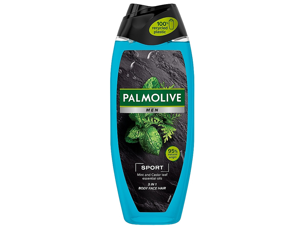 Гель для душа Palmolive Men Sport Эфирные масла мяты и листьев кедра, 500мл