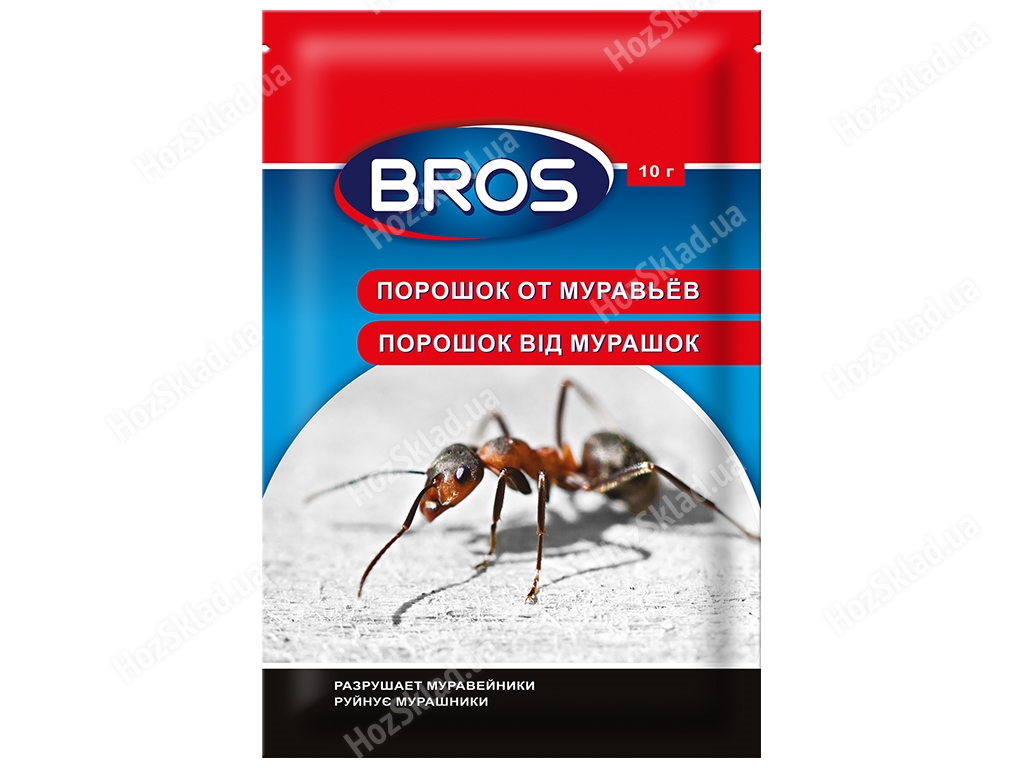 Засіб інсектицидний BROS порошок від мурах 10г 28279