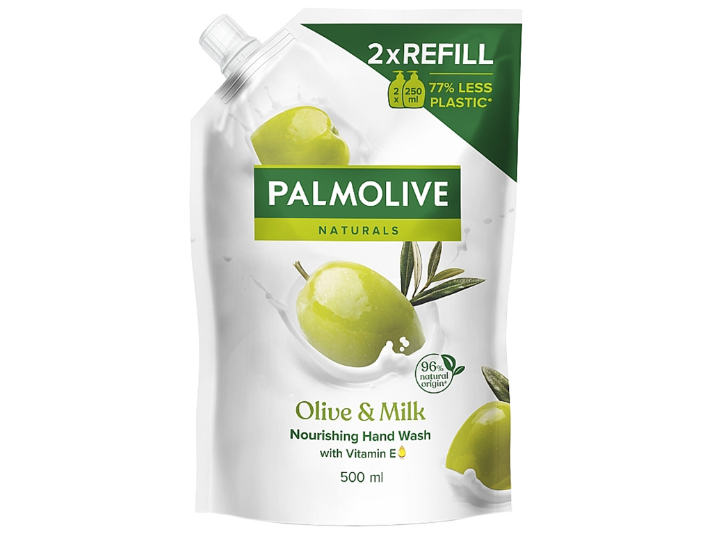 Рідке мило Palmolive Молочко та Оливка, 500мл
