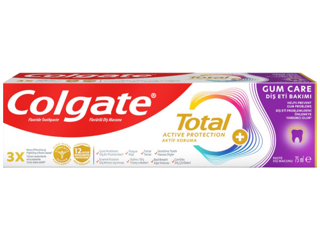 Зубна паста Colgate Тотал Здоров'я ясен, 75мл