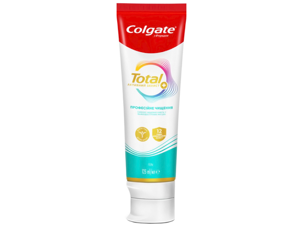 Зубна паста Colgate Тотал Професійне Чищення, гель, 125мл