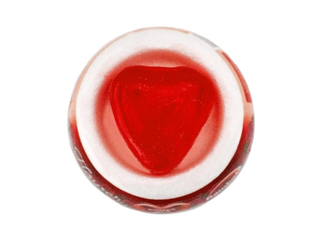 Бомбочка для ванни з милом Aqua Shine Rainbow Heart Flower, квітковий аромат, 155 г