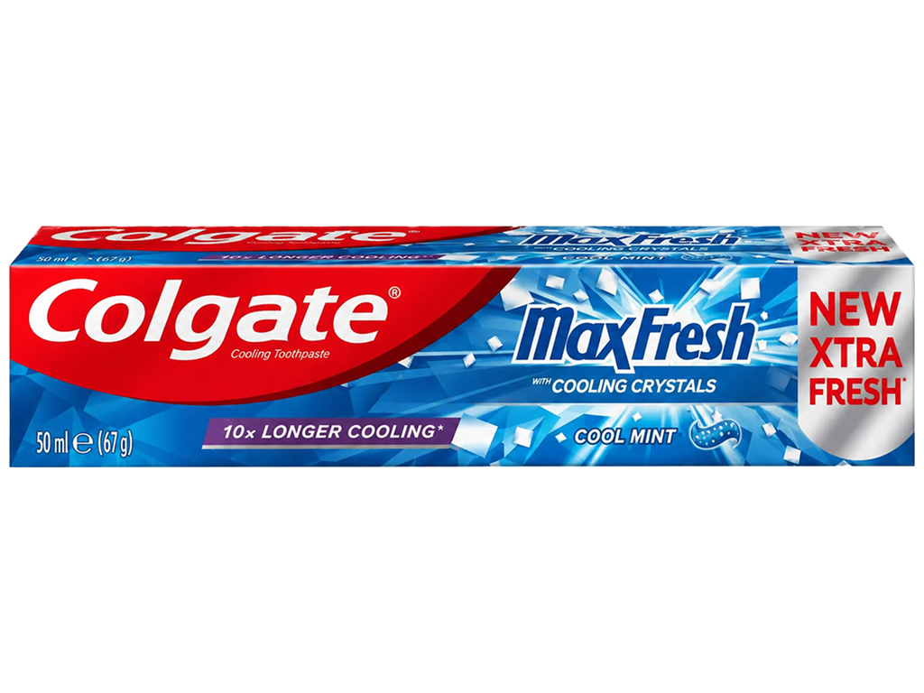 Зубна паста Colgate Max Fresh, освіжаючі кристали, Cool Mint, 50 мл