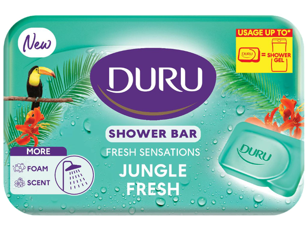Мило туалетне Duru Fresh Sensations, Свіжість джунглів, 150г
