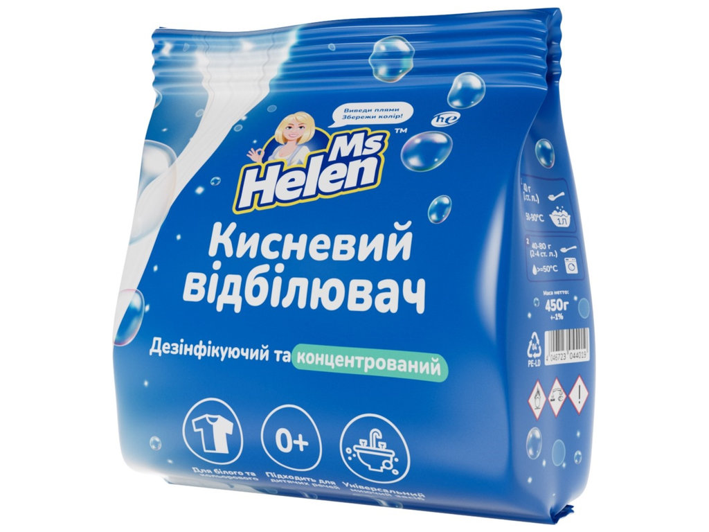 Відбілювач кисневий Ms Helen, універсальний, 450г