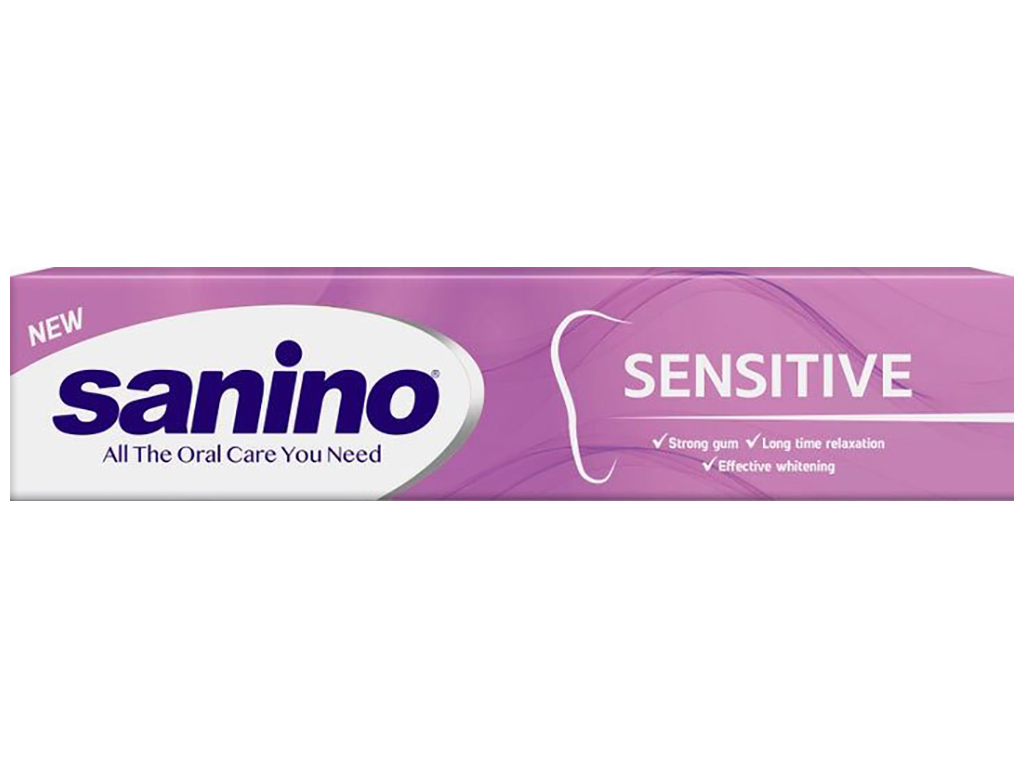 Зубная паста Sanino Sensitive Защита для чувствительных зубов, 90мл
