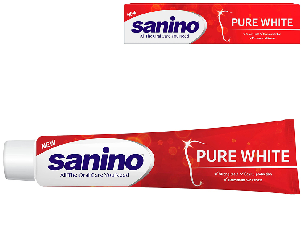 Зубная паста Sanino Pure White, 90мл