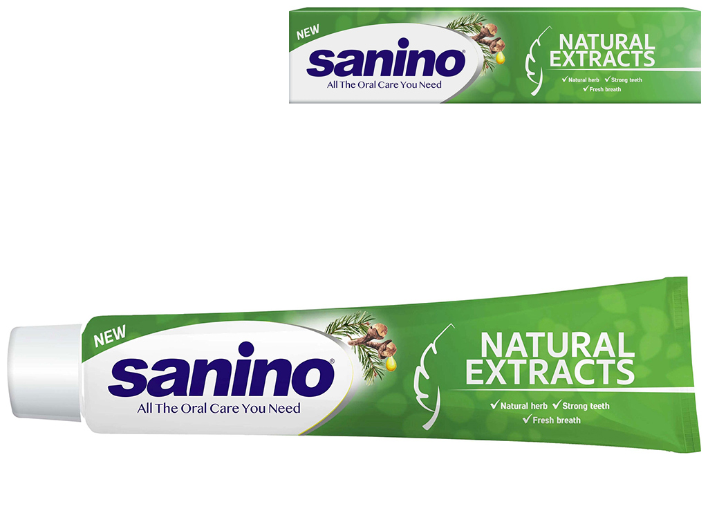 Зубна паста Sanino Natural Extracts, 90мл