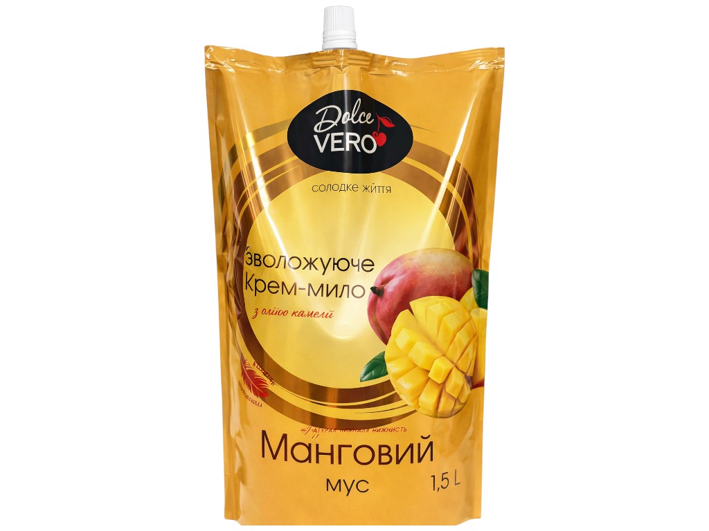 Крем-мыло Dolce Vero, аромат Манговый мусс, 1500мл, дойпак