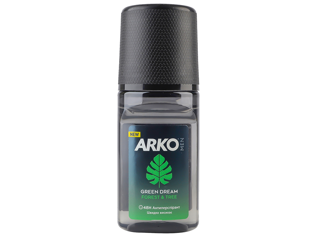 Антиперспірант кульковий Arko Men Green Dream, 50мл