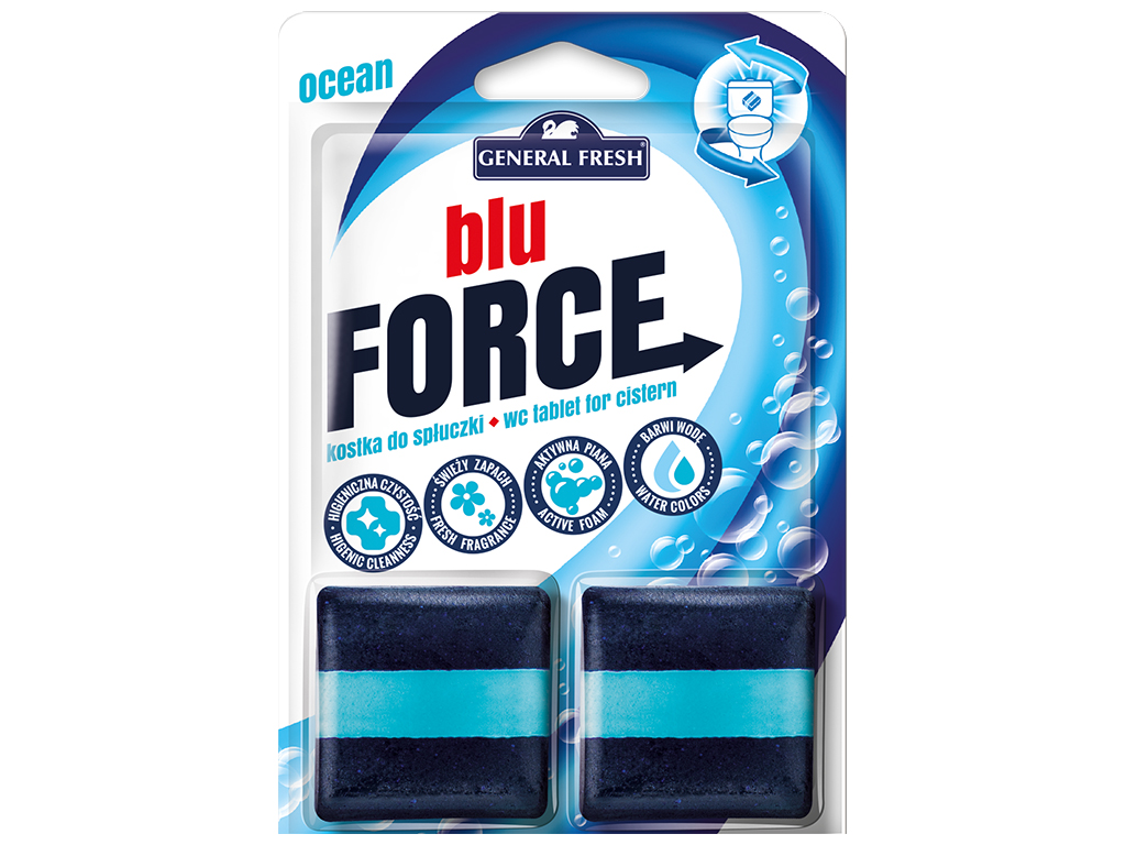 Кубик для сливного бачка General Fresh BLU "Море" 2шт по 50г