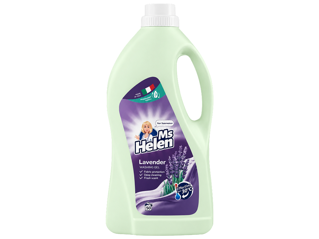 Гель для стирки Ms Helen Lavender, 2,5л Гель для стирки Ms Helen Lavender, 2,5л